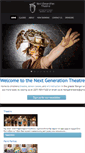 Mobile Screenshot of nextgenerationtheatre.com